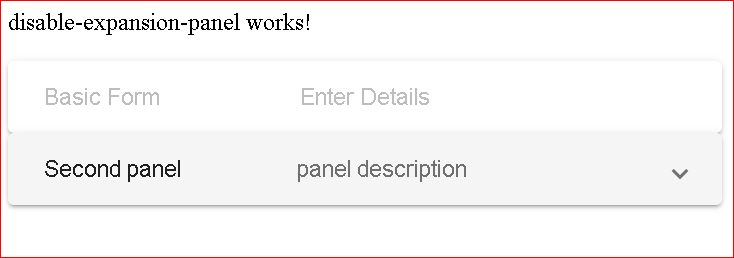Angular dynamic expansion panel examples