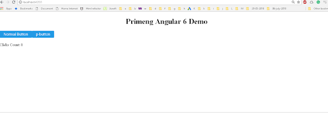 primeng Angular 12 application from scratch