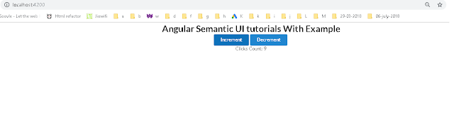Angular Semantic UI tutorial with examples
