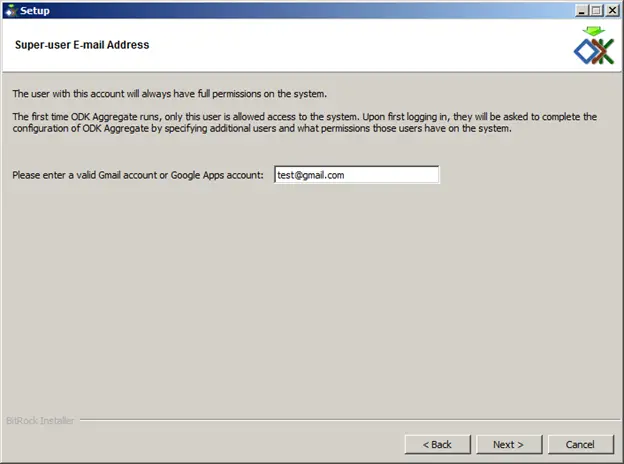 odk aggregate email configuration