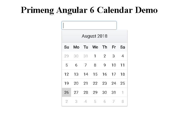 primeng calendar angular 14 tutorial with examples