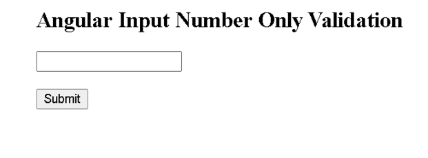 Angular input number regex pattern validation example