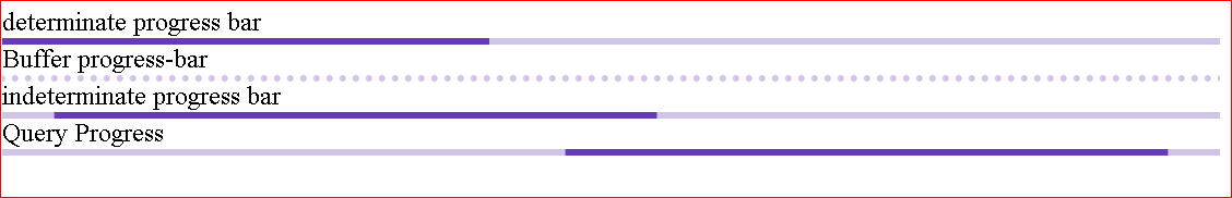 Angular material progress bar example