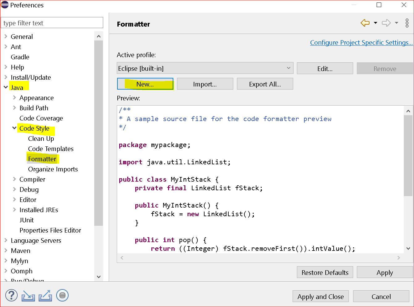 eclipse replace tabs with spaces in java