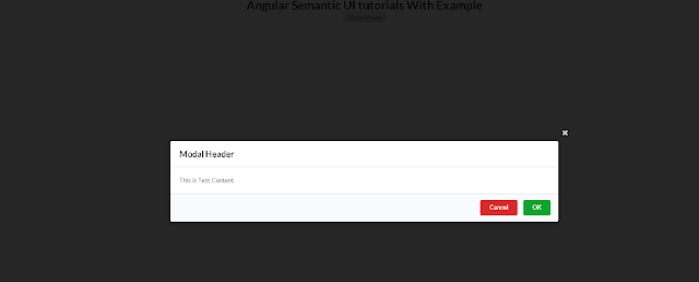 semantic UI angular modal example