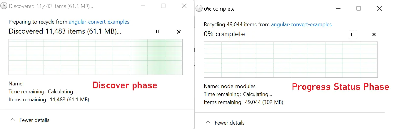 Fast and multiple ways to delete node_modules folder in windows