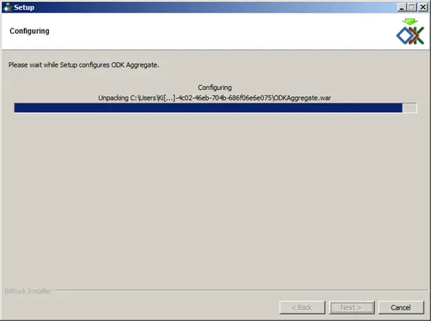 setup odk aggregate configuration