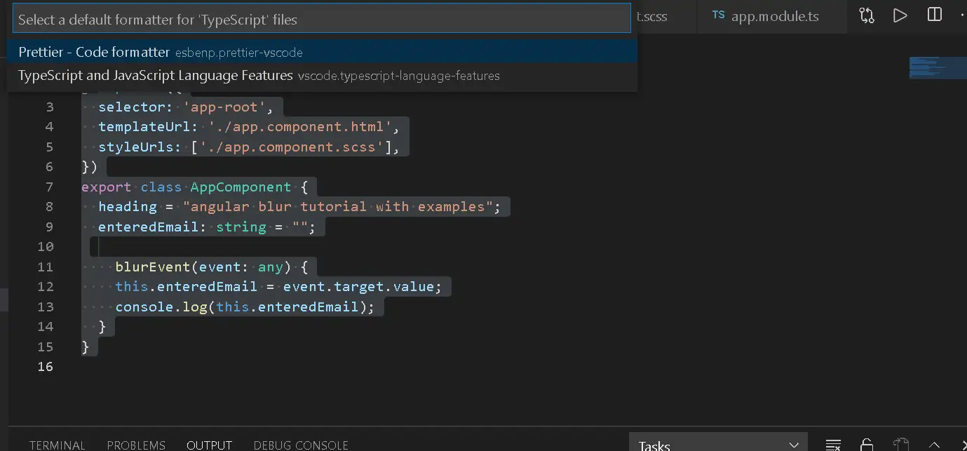 multiple formatters for files in vscode