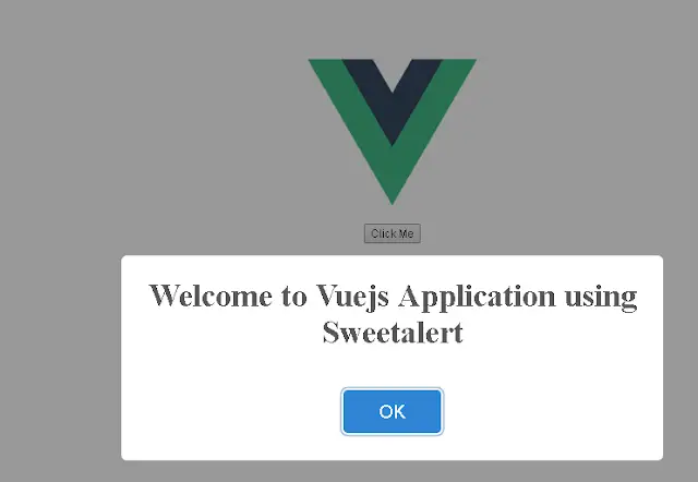 vue sweetalert examples popup notification
